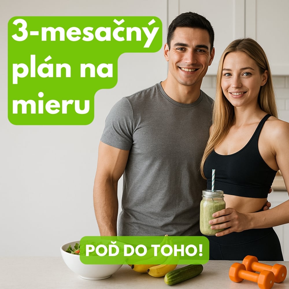 3-mesačný jedálniček a tréningový plán na mieru – komplexná zmena stravovania, klikni pre plán